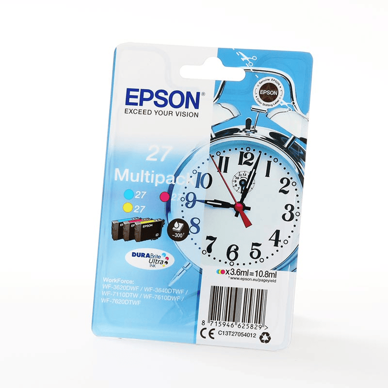 Epson Tinte 27 / C13T27054012 C,M,Y XL Multipack