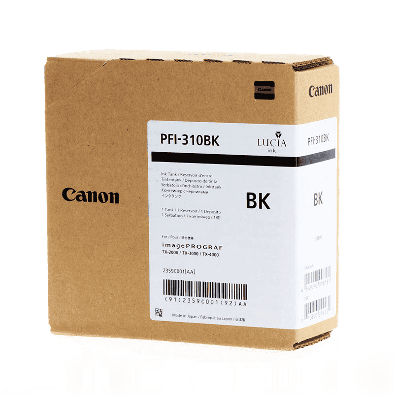 Canon Tinte PFI-310BK / 2359C001 Schwarz