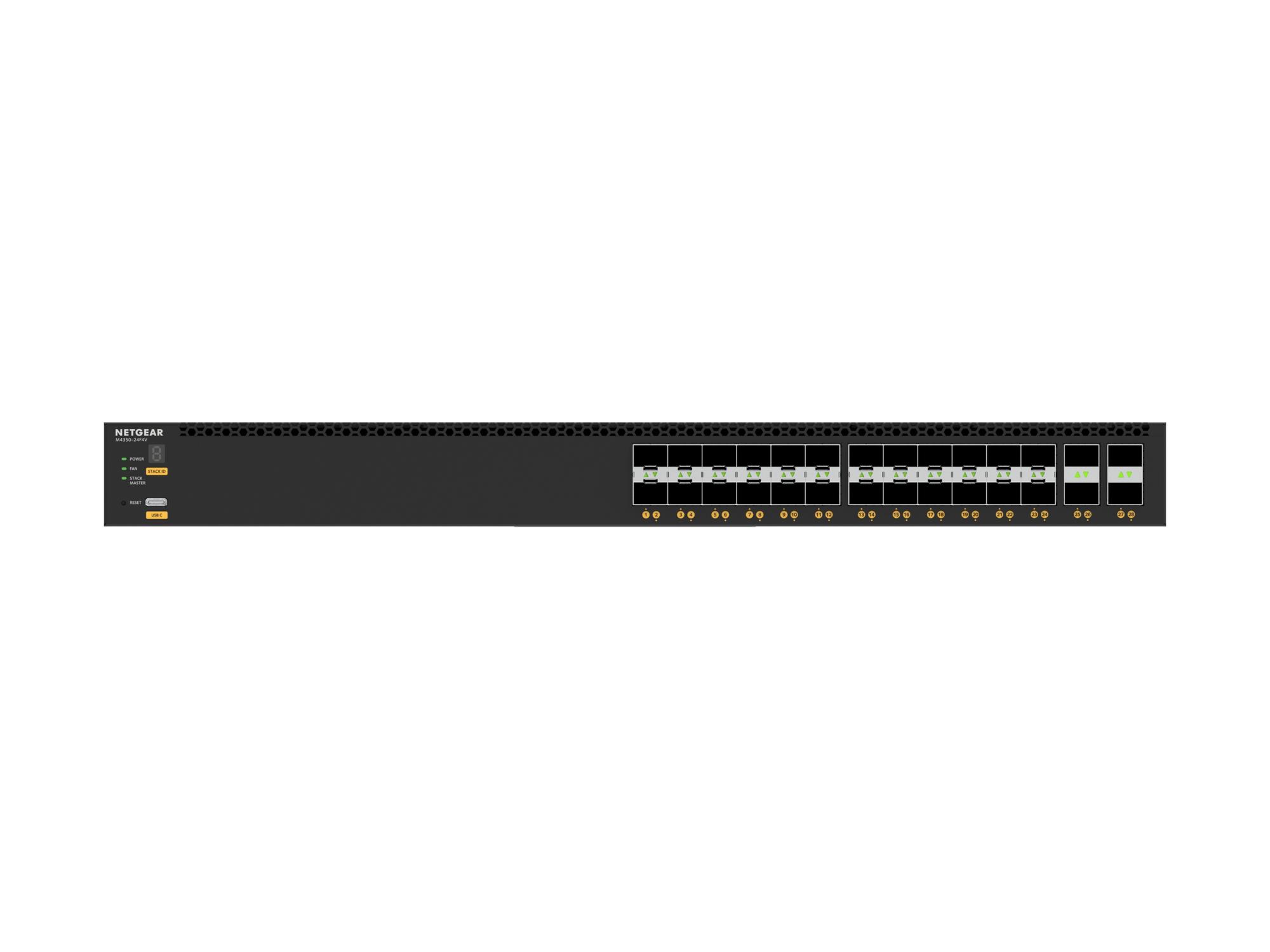 Netgear Interruttore M4350-24F4V / XSM4328FV-100NES Nero
