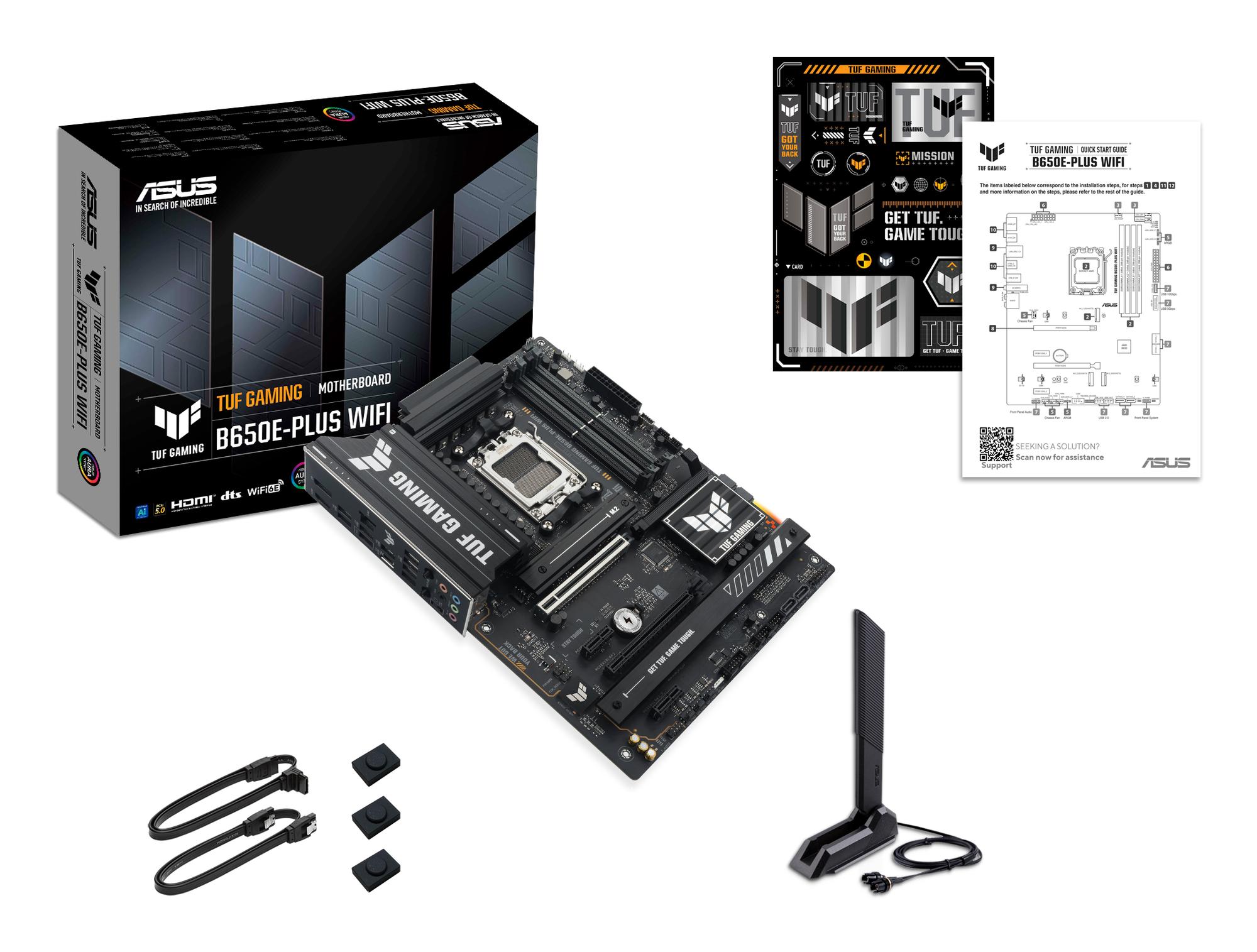 ASUS Placa base TUF GAMING B650E-PLUS WIFI / 90MB1M20-M0EAY0 Negro