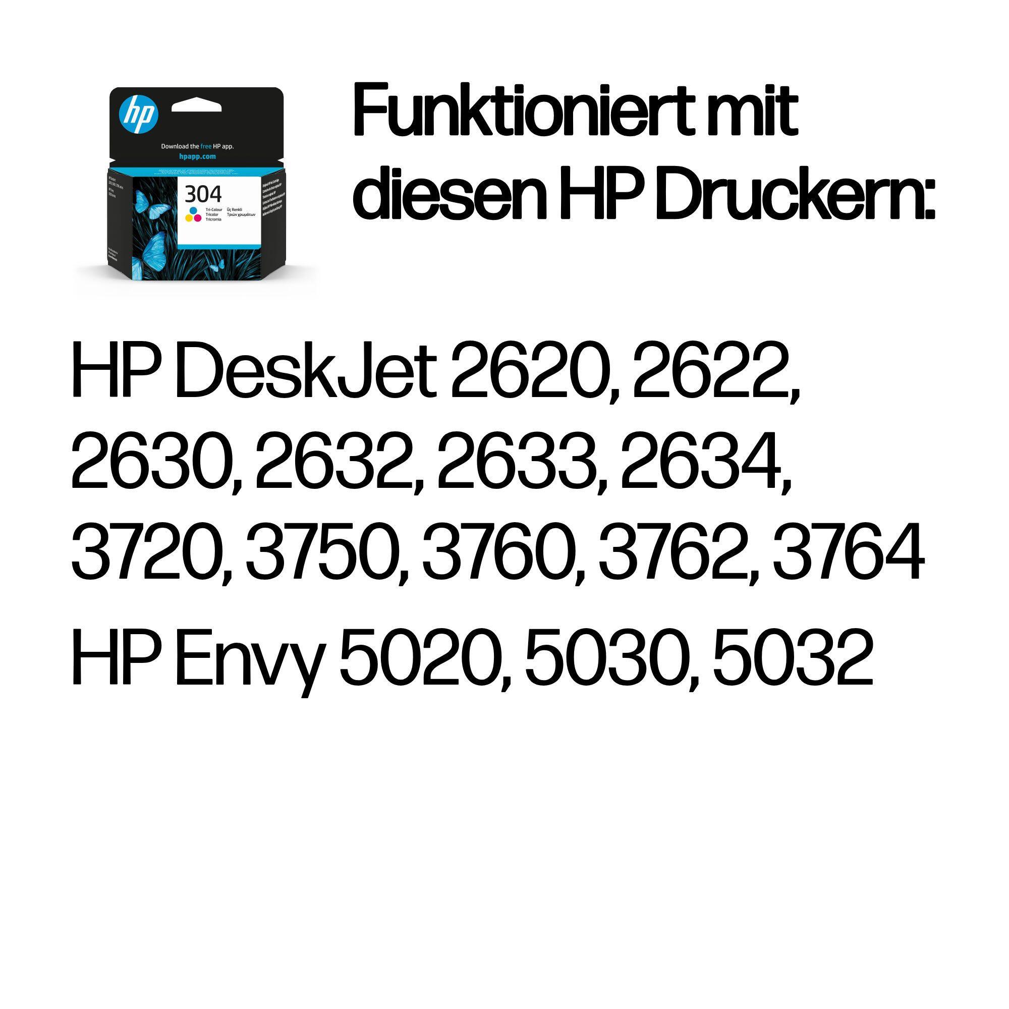 HP Tinte 304 / N9K05AE C,M,Y Standard