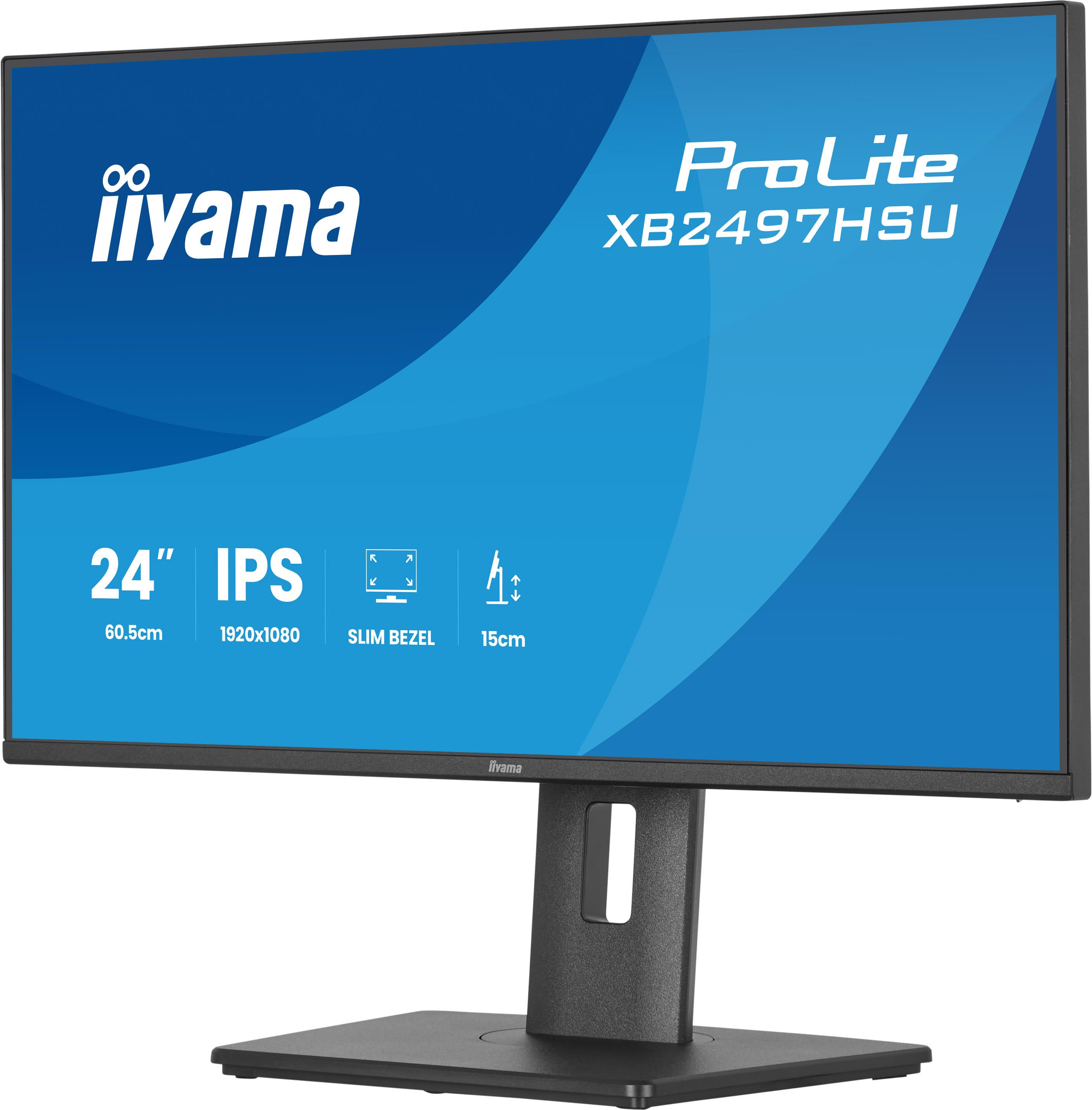 iiyama Monitor XB2497HSU-B1 / XB2497HSU-B1 Black Standard 60.5 cm (23.8")