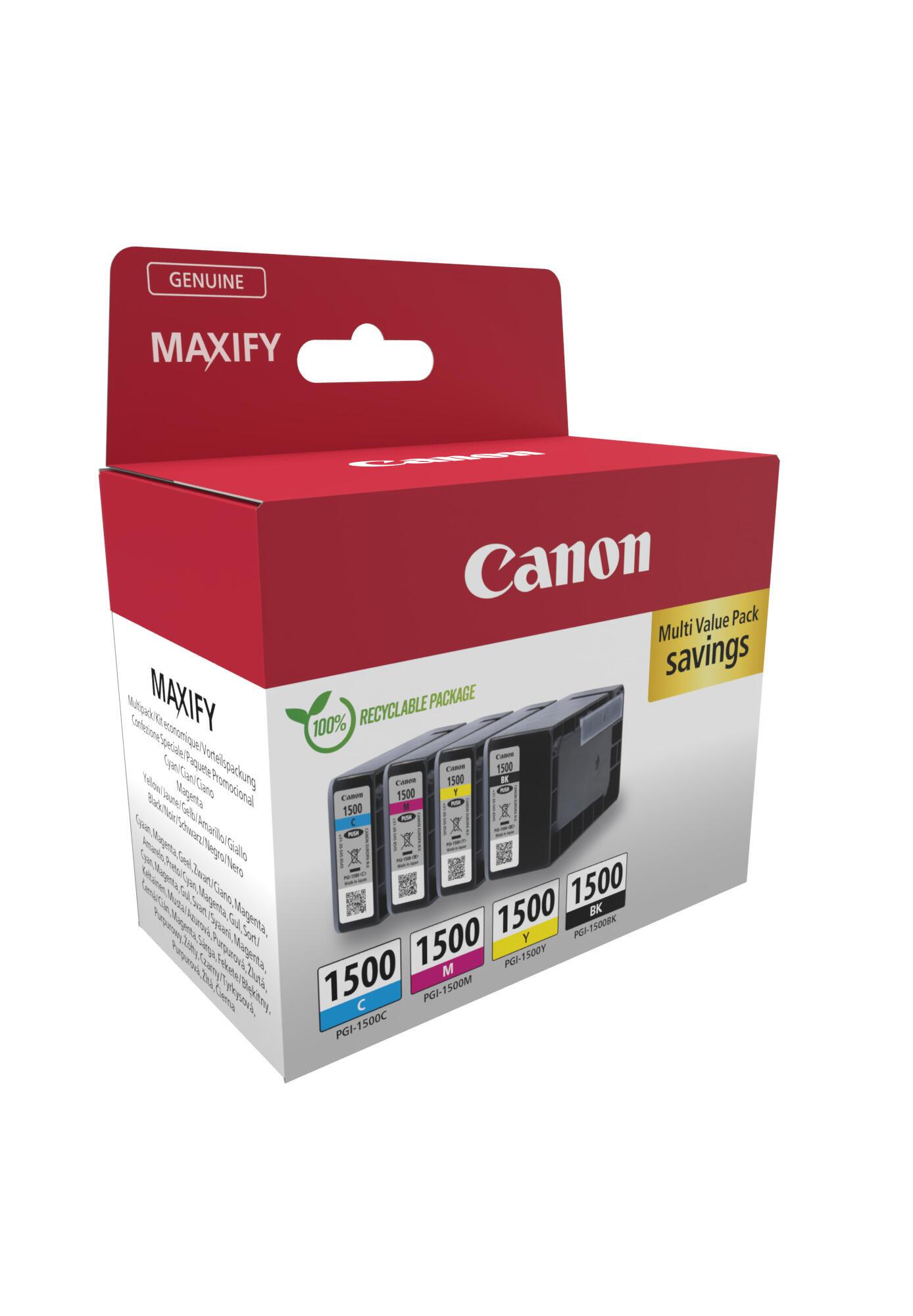 Canon Ink PGI-1500 / 9218B006 BK,C,M,Y Standard