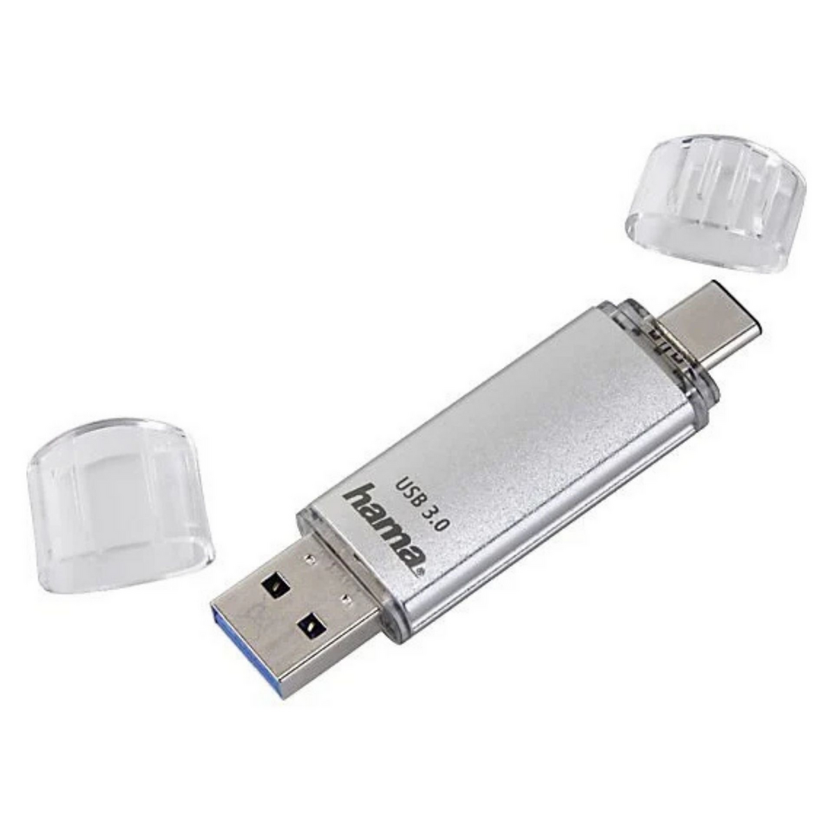 Hama Clé USB C-Laeta 64GB USB-C USB-A / 00124163 Argent