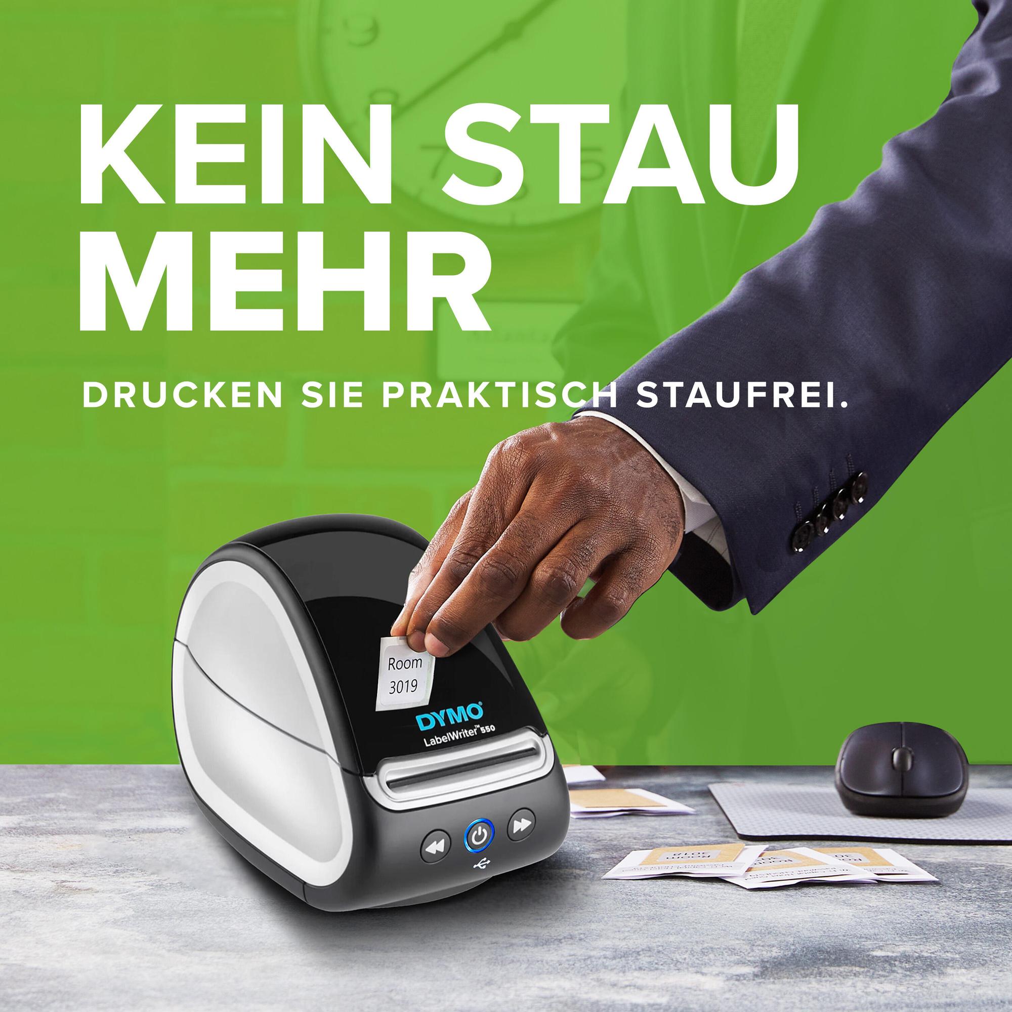 DYMO Etikettendrucker LW550 / 2112722 Schwarz, Grau Standard