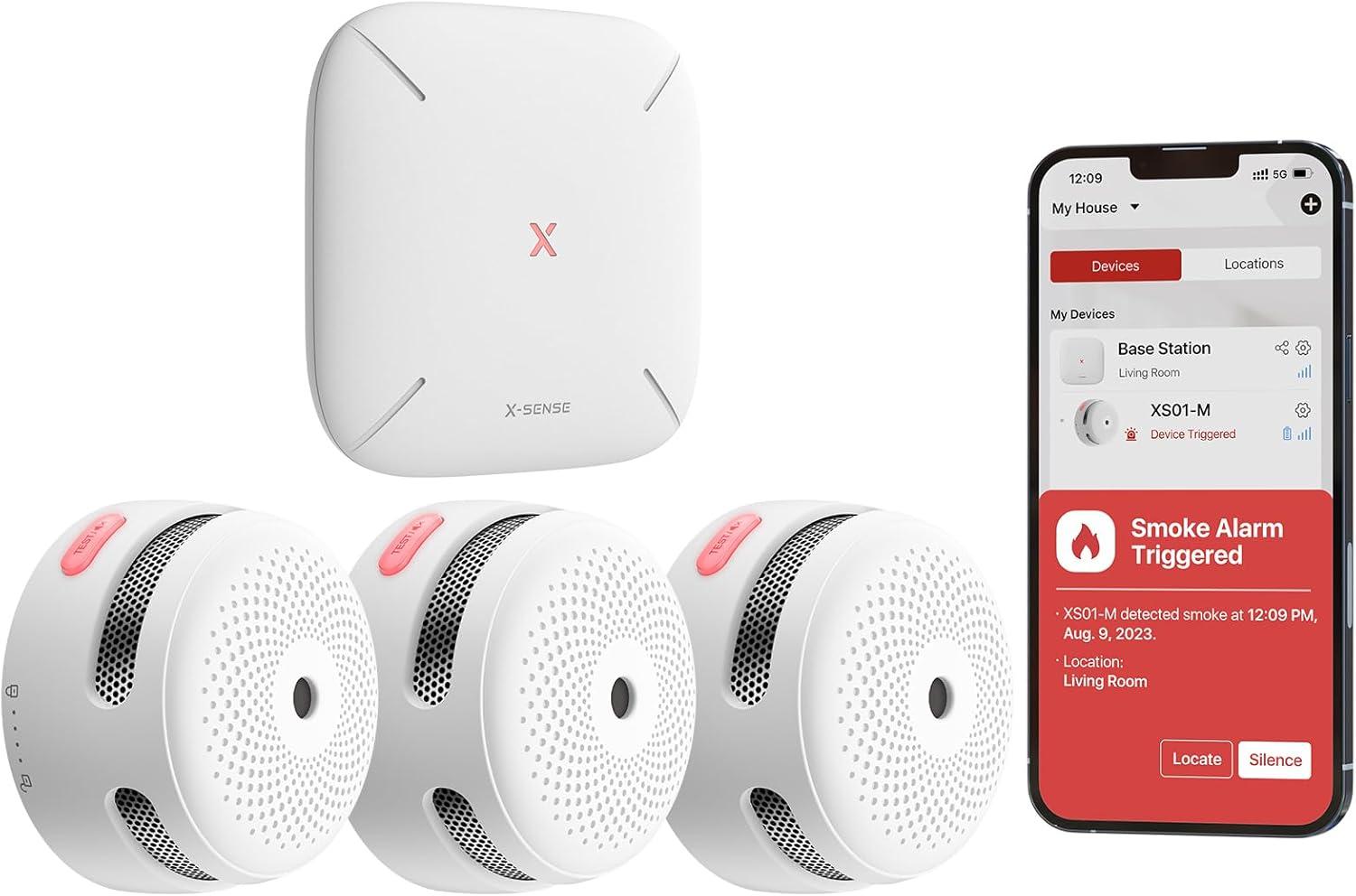 X-Sense Detector de humo FS31 / ZASXS00108WEU Blanco