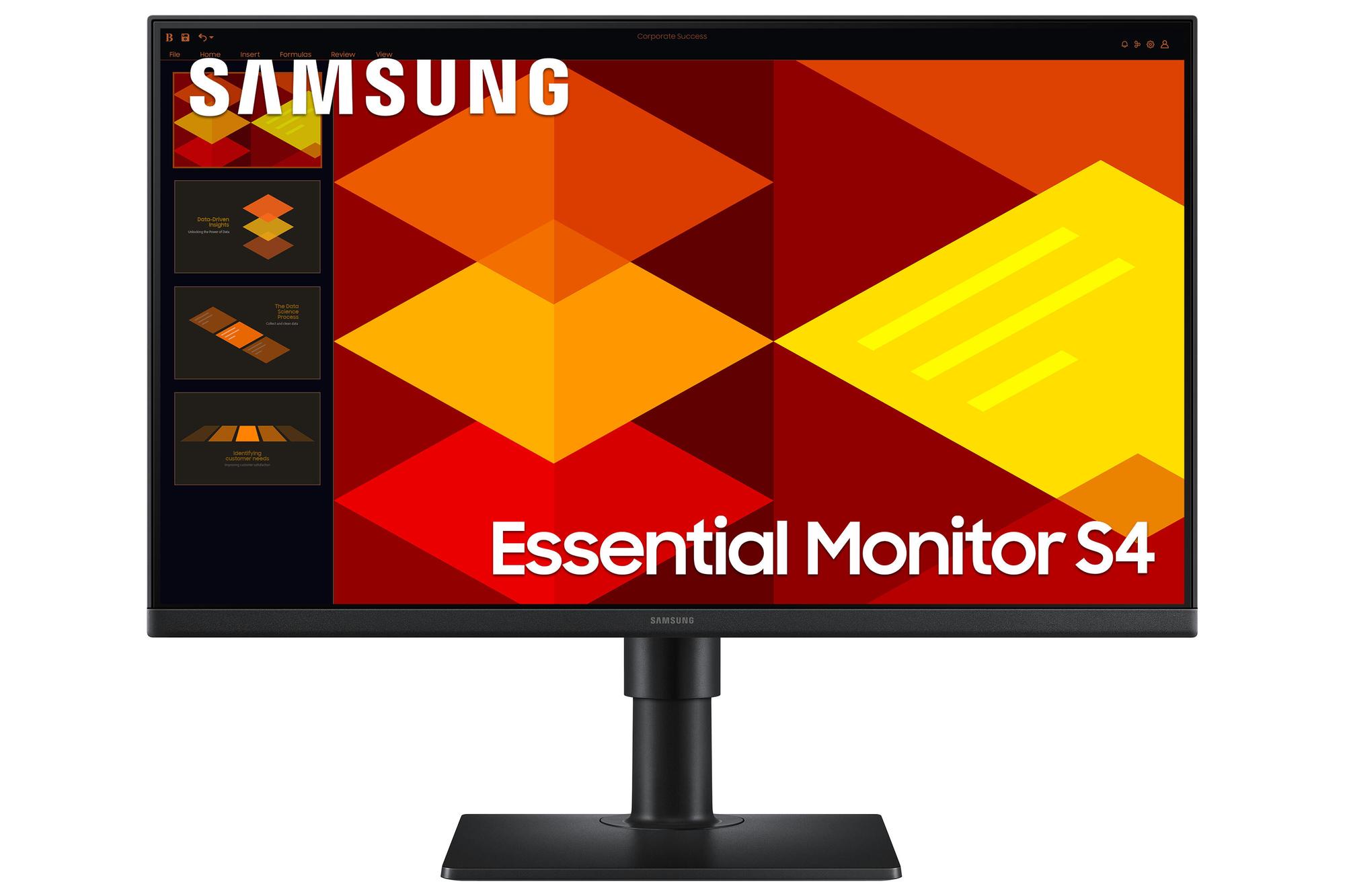 Samsung Monitor Essential LS24D406GAU / LS24D406GAUXEN Nero 61 cm (24")