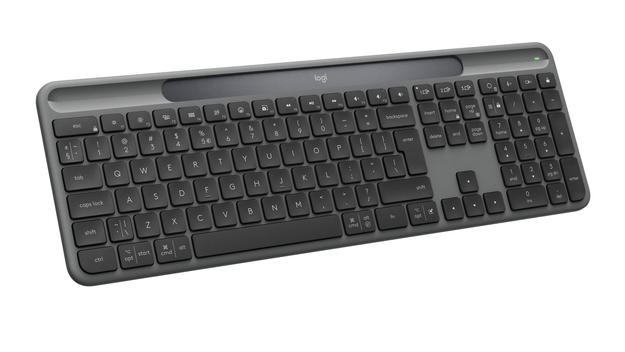 Logitech Tastiera Signature Slim Solar+ K980 US / 920-013764 Grafite