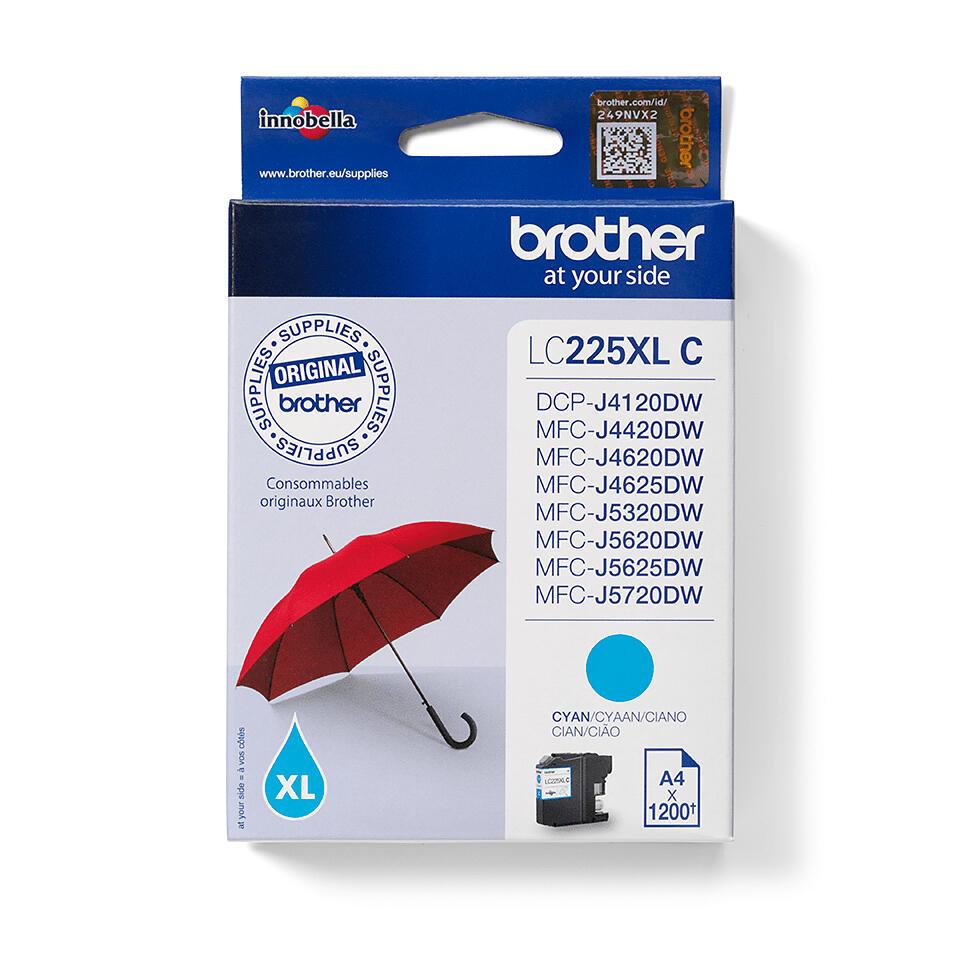 Brother Ink LC-225XLC / LC225XLC Cyan Standard