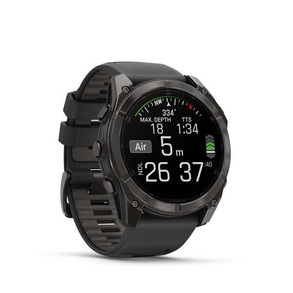 Garmin Indossabile fenix 8 Sapphire / 010-02905-21 Nero L 3,56 cm (1,4")