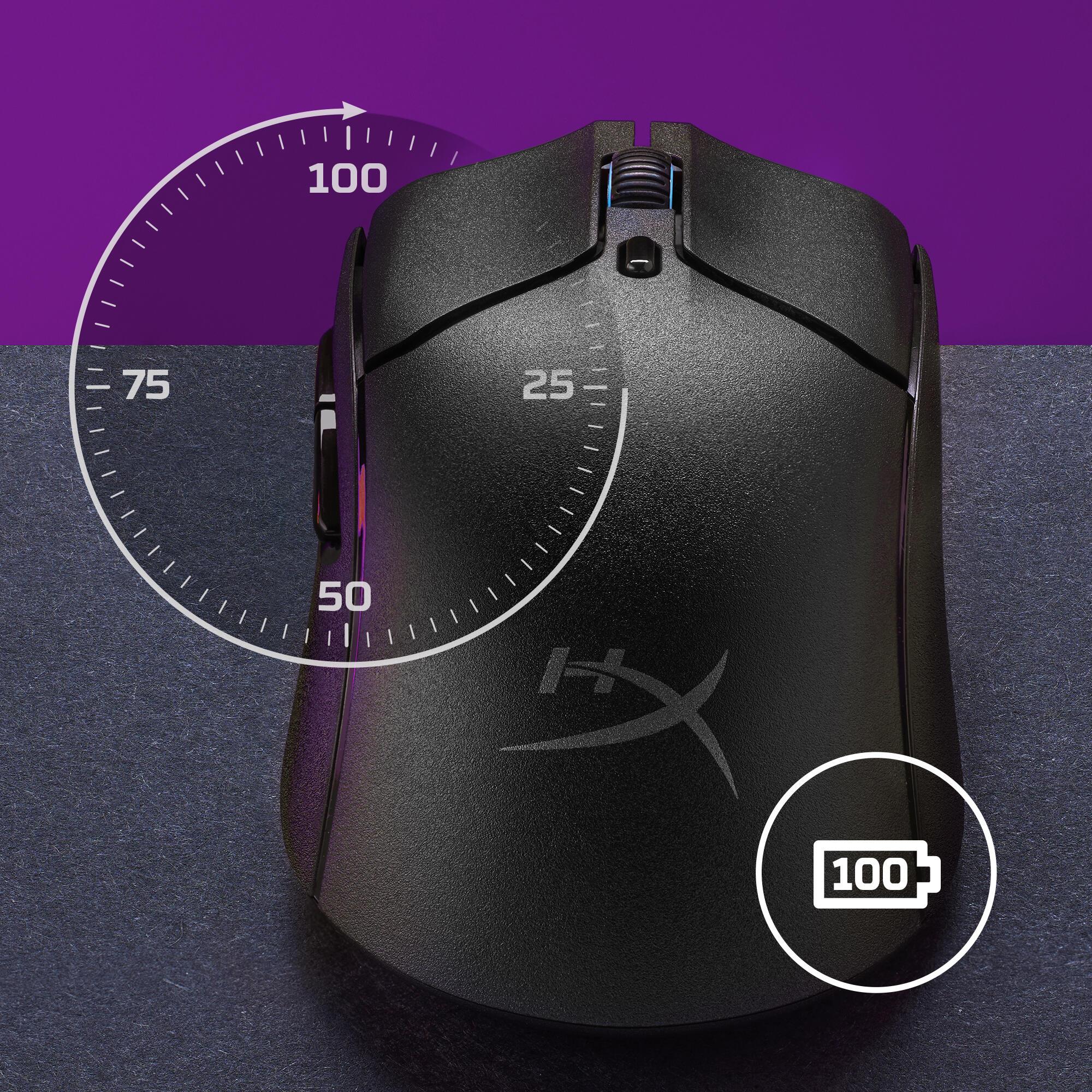 HyperX Ratón Pulsefire Haste 2 / 6N0B0AA Negro