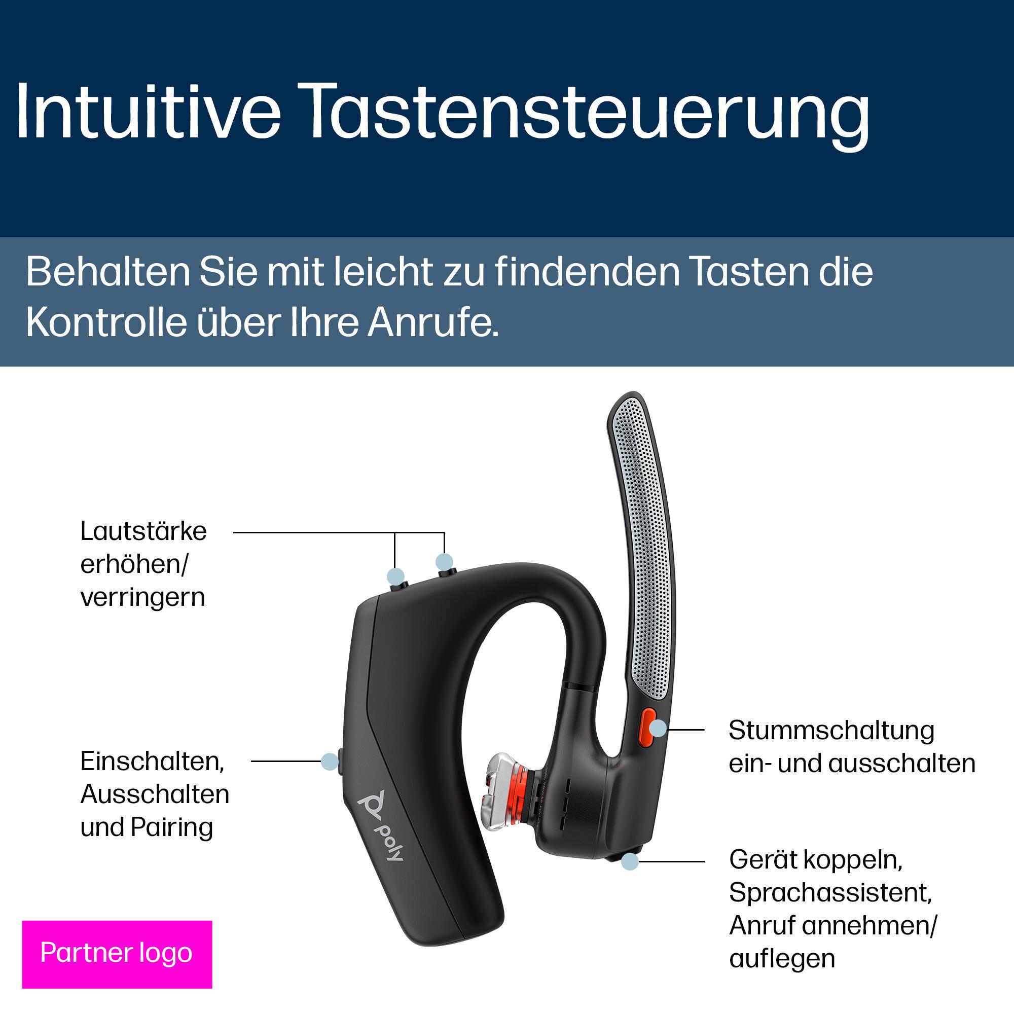 Plantronics/Poly Headset Voyager Legend 30 / AV4P5AA#ABB Schwarz