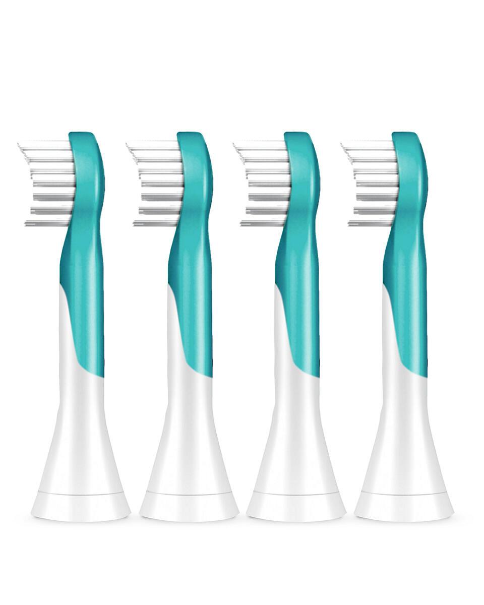 Philips Spazzolino da denti collegabile Sonicare For Kids 3+ / HX6034/90 Blu, bianco 4-Pack