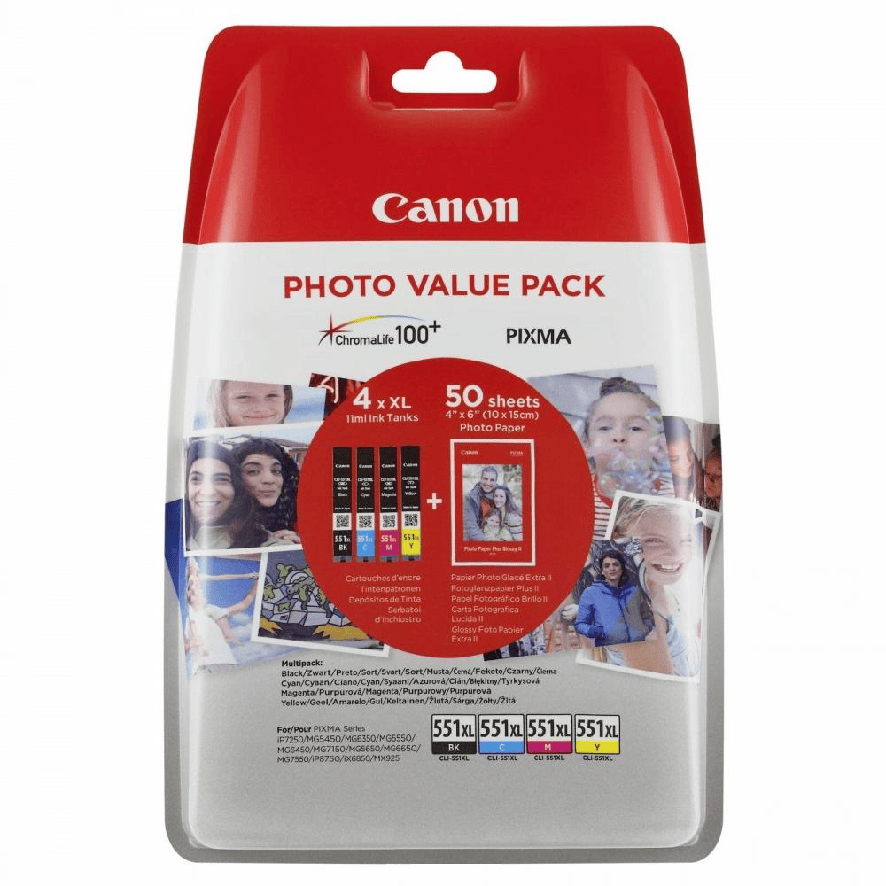 Canon Tinta CLI-551XL / 6443B006 
