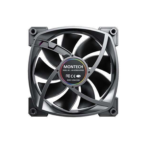 Montech Lüfter AX120 / AX120 3 IN 1 PACK (B) Schwarz 3-Pack