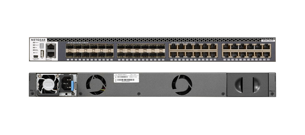 Netgear Switch M4300-24X24F / XSM4348S-100NES Black