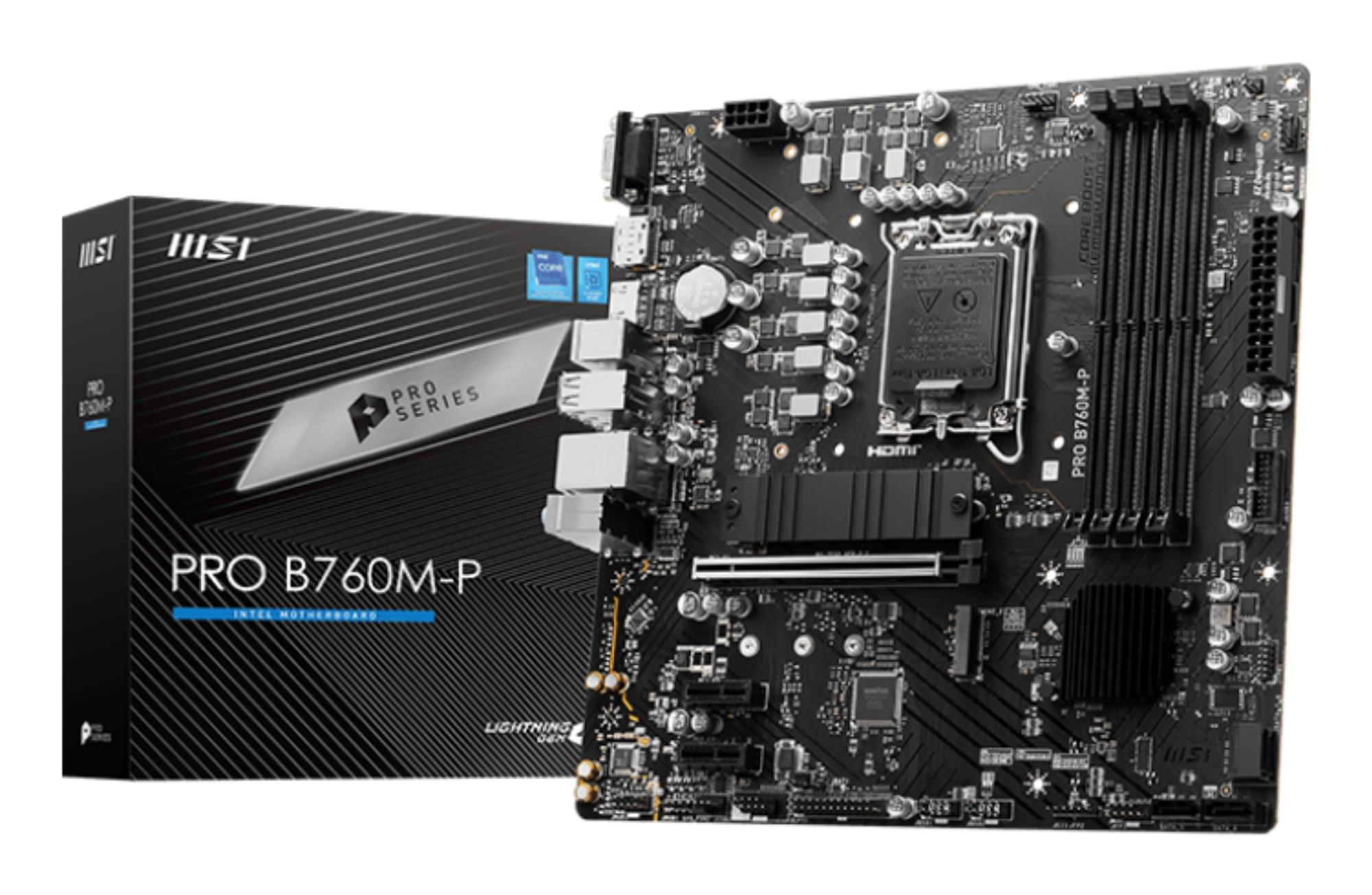 MSI Mainboard PRO B760M-P / 7E02-009R