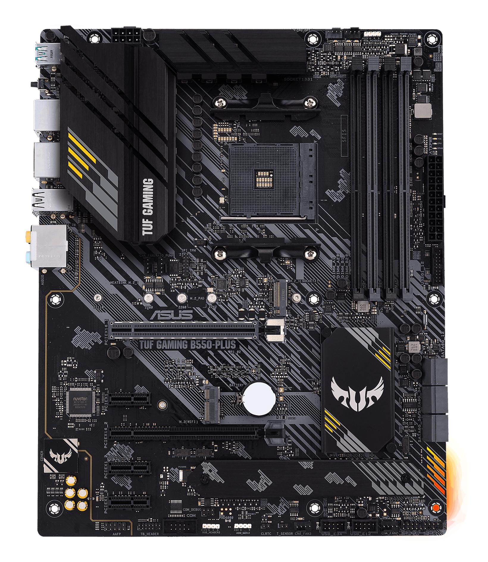 ASUS Carte mère TUF Gaming B550-Plus / 90MB14G0-M0EAY0 Noir