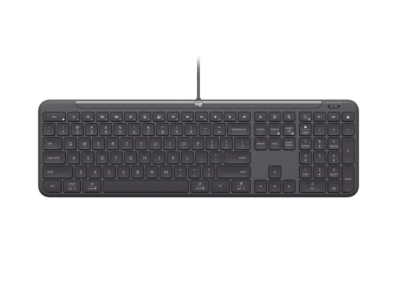 Logitech Clavier Signature Slim Wired K620 DE / 920-013327 Graphite