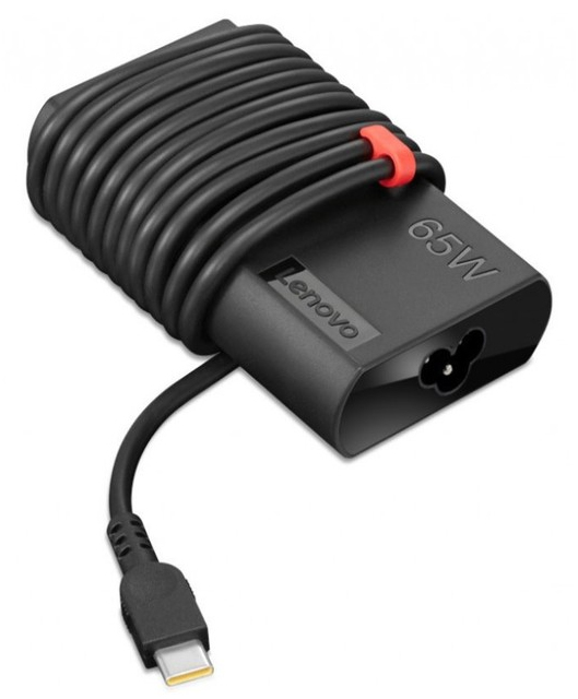 Lenovo Netzteil / Ladegerät ThinkPad Slim USB-C 65W / 4X20V24678 Schwarz