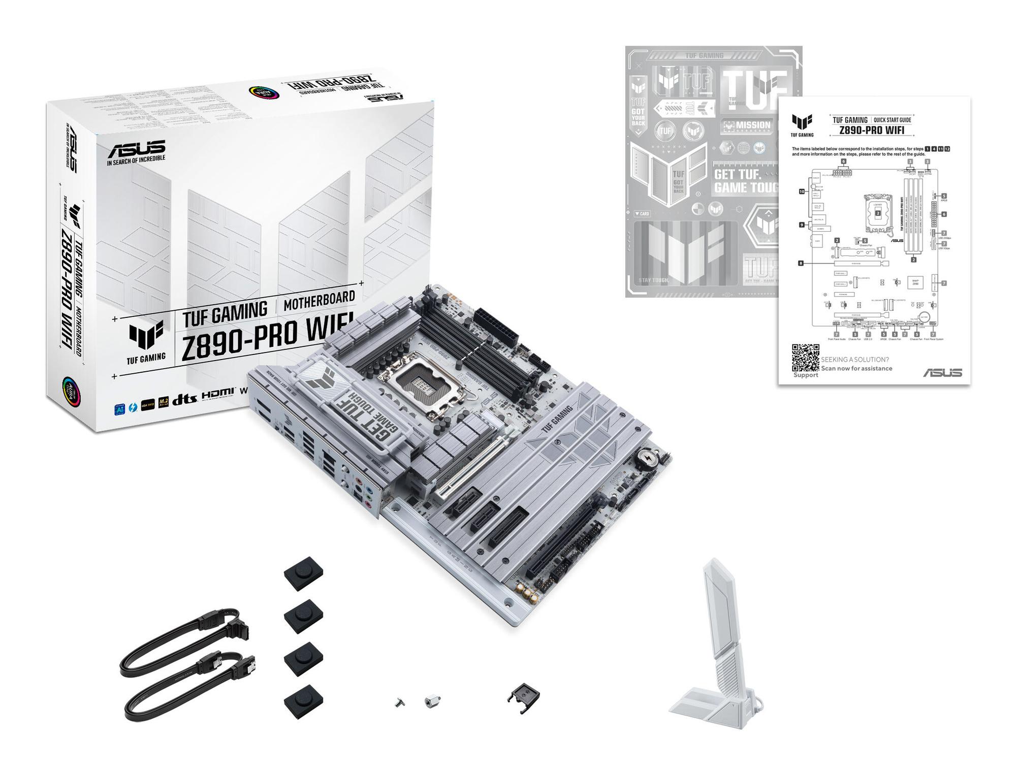 ASUS Carte mère TUF Gaming Z890-Pro WiFi / 90MB1IR0-M0EAY0 Blanc