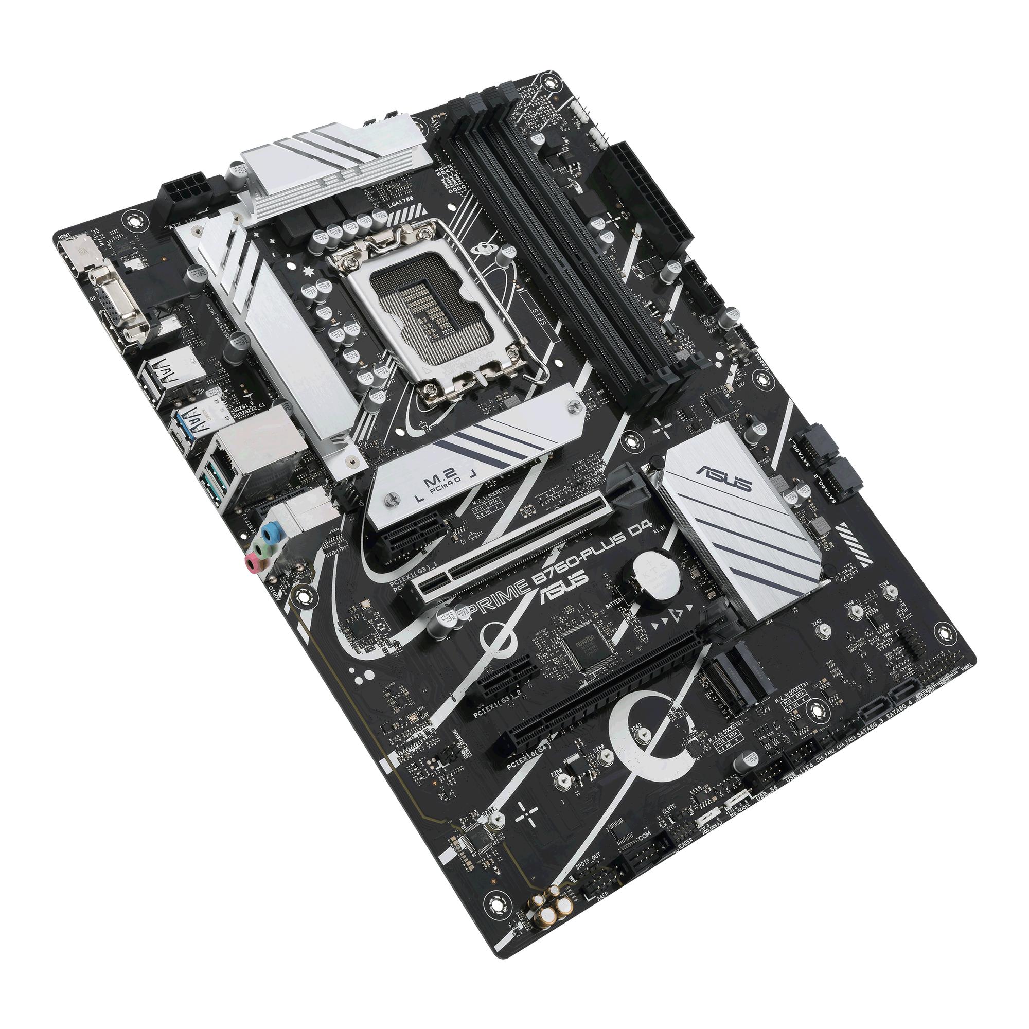 ASUS Mainboard PRIME B760-PLUS D4 / 90MB1CW0-M1EAY0 Black