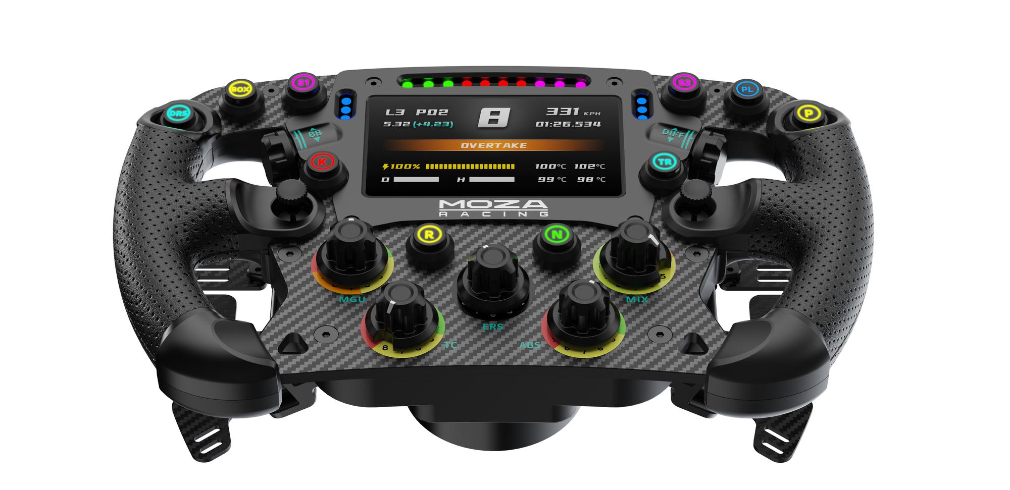 Moza Racing Controllore FSR2 Formula Wheel / RS068 Nero