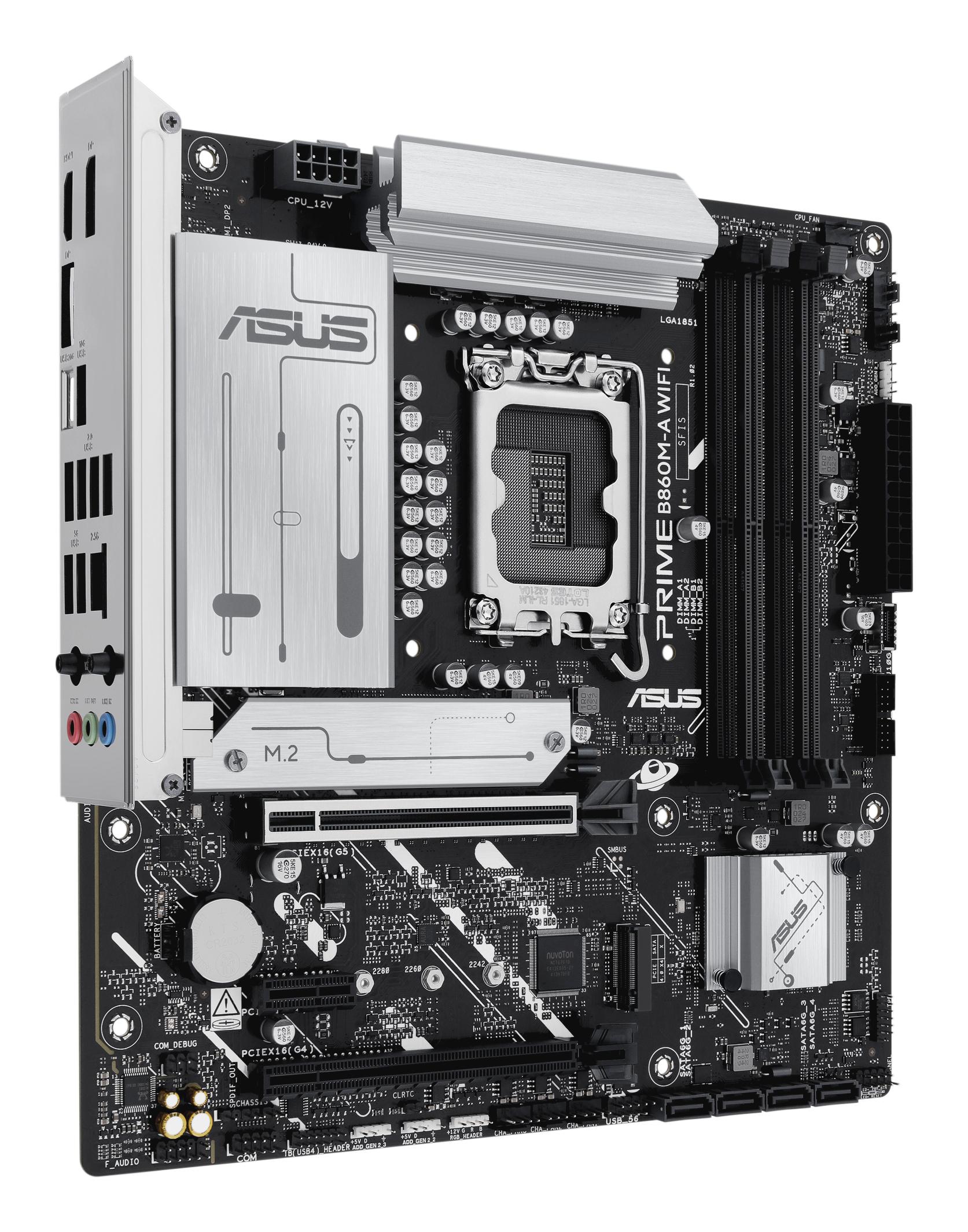 ASUS Carte mère PRIME B860M-A WIFI / 90MB1JY0-M0EAY0 Noir