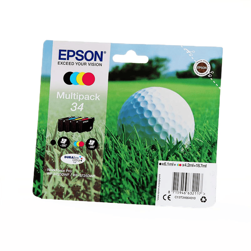Epson Ink 34 / C13T34664010 BK,C,M,Y Multipack Epson Ink 34 / C13T34664010 BK,C,M,Y Multipack