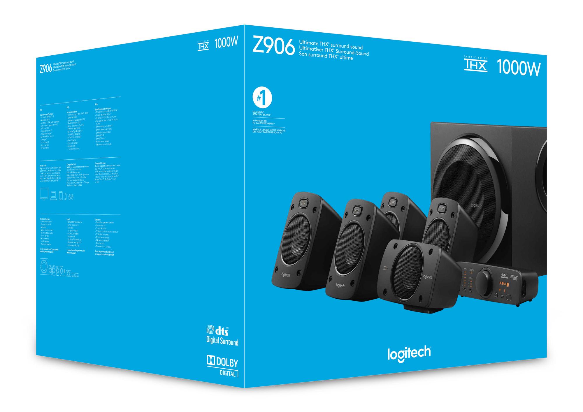 Logitech Altavoz Z906 / 980-000468 Negro