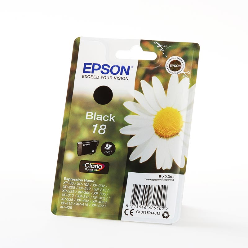 Epson Ink 18 / C13T18014012 Black