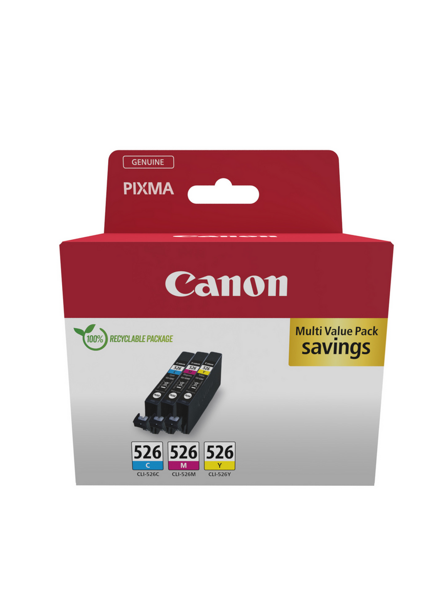 Canon Tinta CLI-526 / 4541B018 C,M,Y