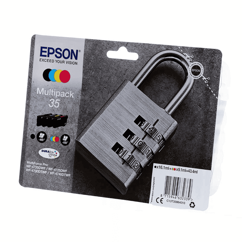 Epson Ink 35 / C13T35864010 BK,C,M,Y Multipack