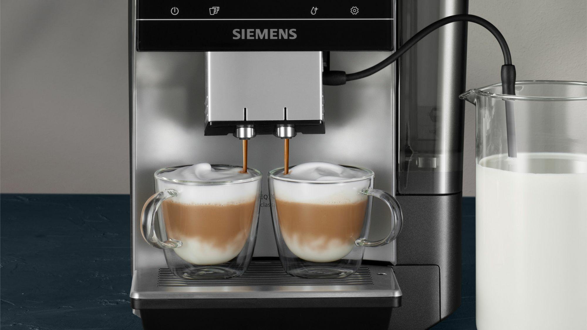 Siemens Máquina de café totalmente automática EQ.700 classic / TP715D01 Gris