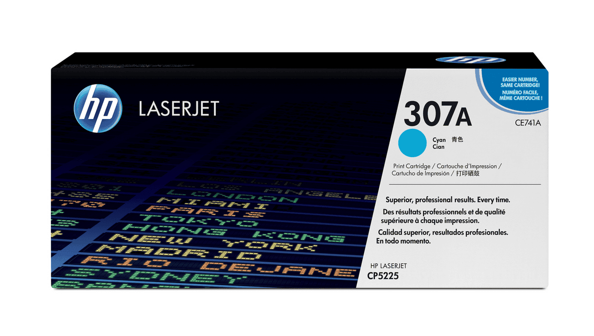 HP Tóner 307A / CE741A Cyan
