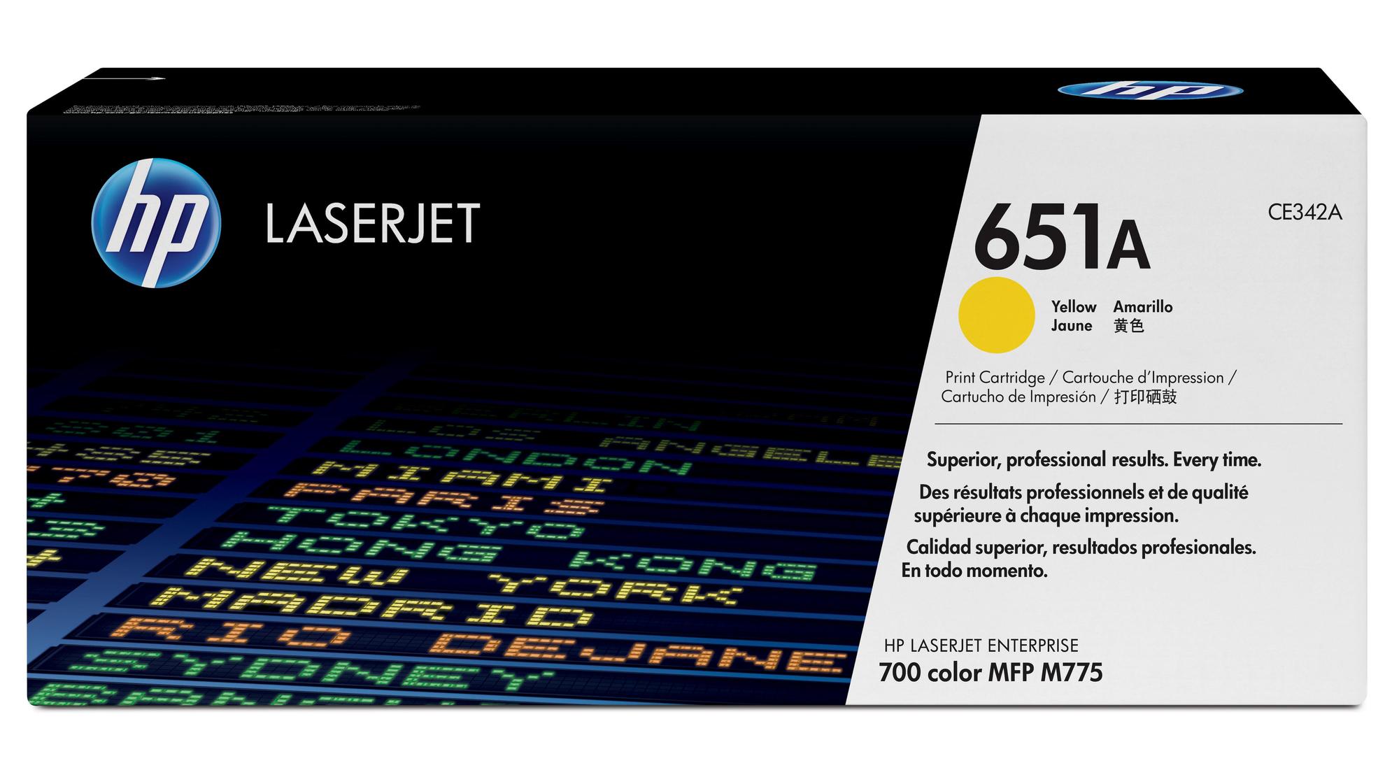 HP Tóner 651A / CE342A Amarillo Standard