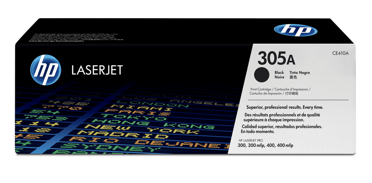 HP Toner 305A / CE410A Schwarz