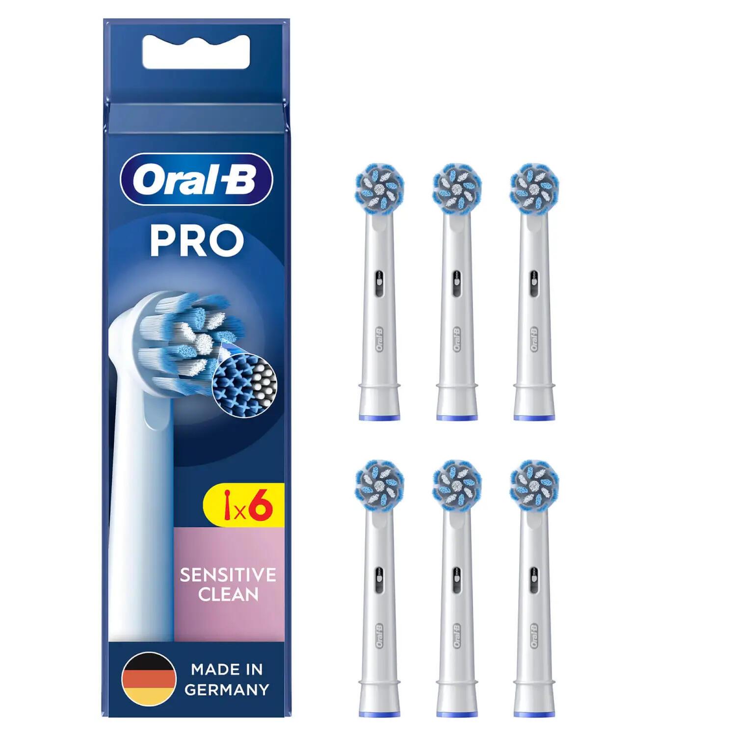 Oral-B Brosse à dents à clipser 6x Sens / 860717 Blanc 6-Pack