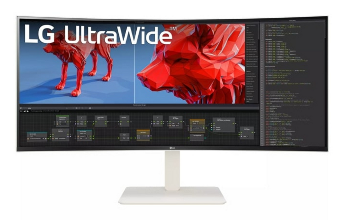 LG Monitor 38WR85QC-W / 38WR85QC-W.AEU Schwarz