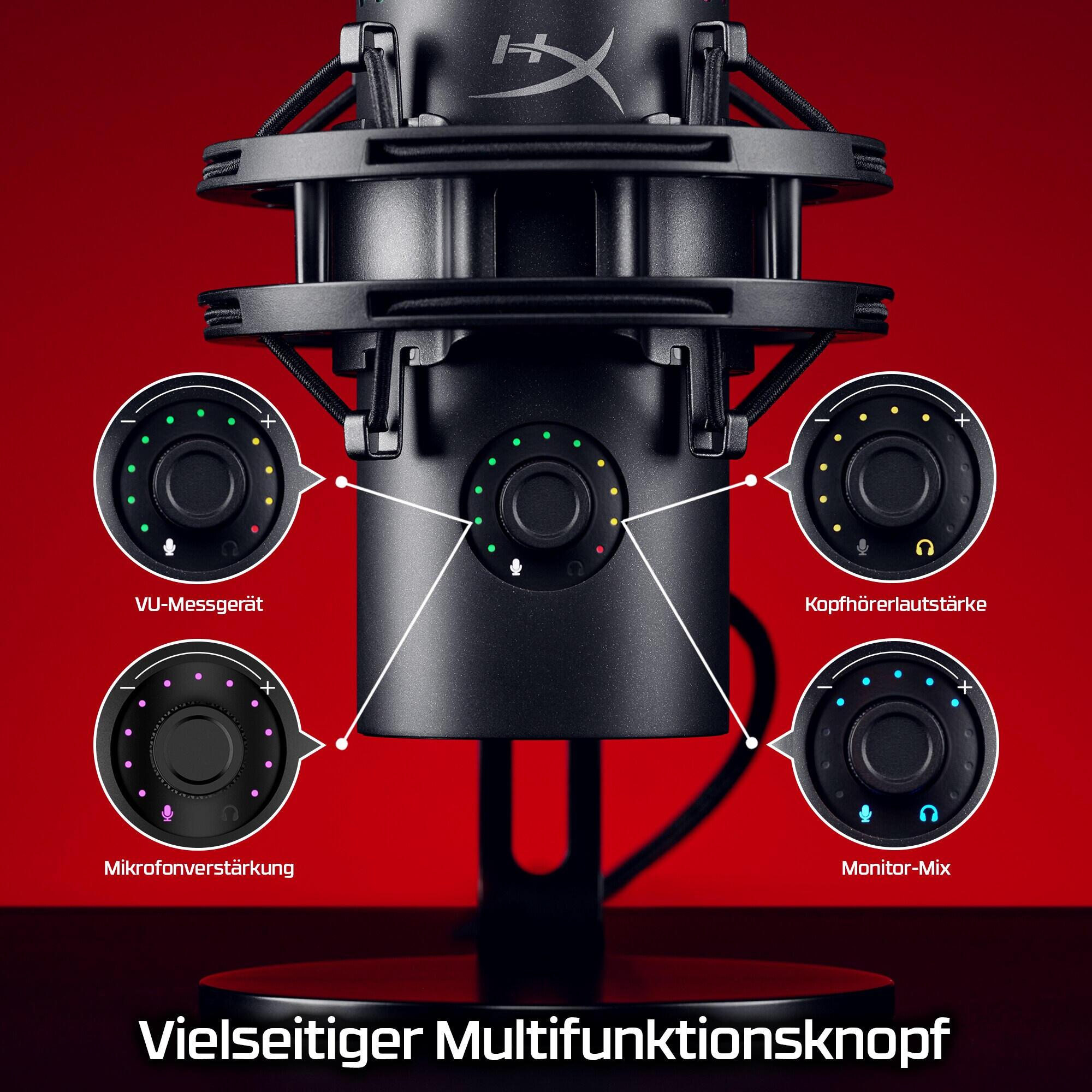 HyperX Micrófono QuadCast 2 S / 9A273AA Negro