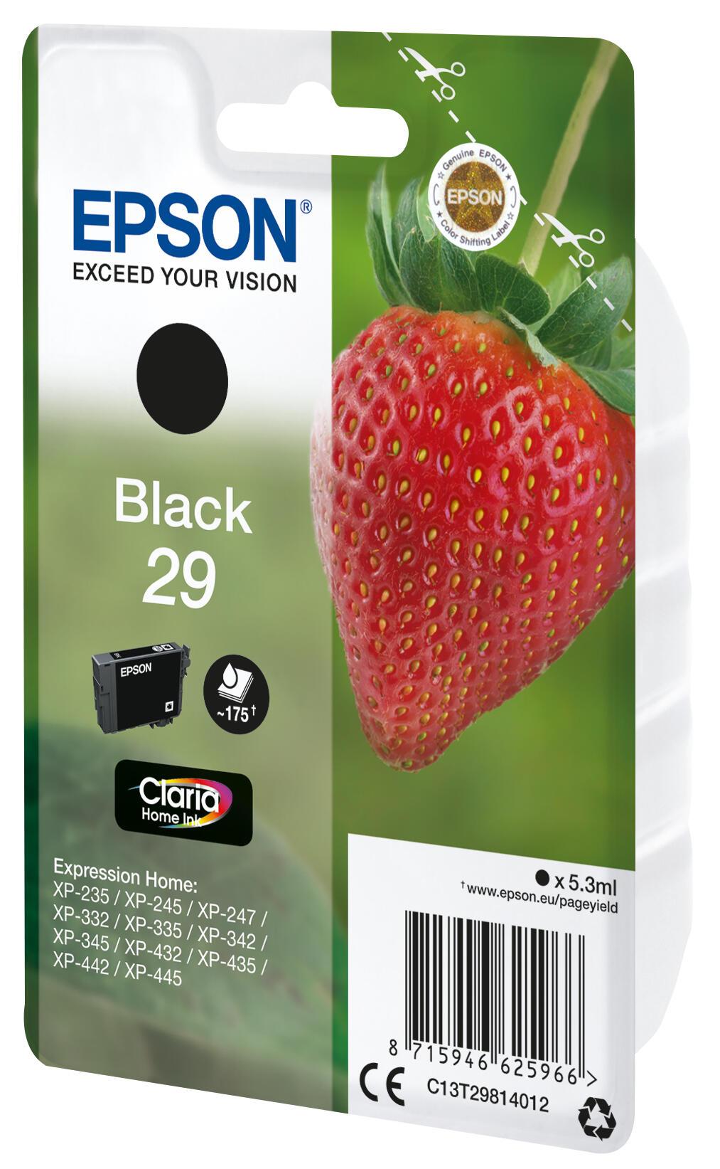 Epson Tinta 29 / C13T29814012 Negro Standard