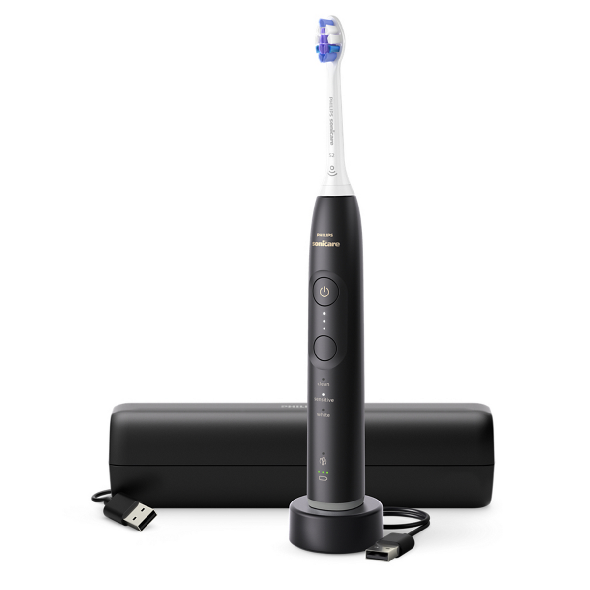Philips Cepillo de dientes Sonicare 6500 mit Etui / HX7411/02 Negro