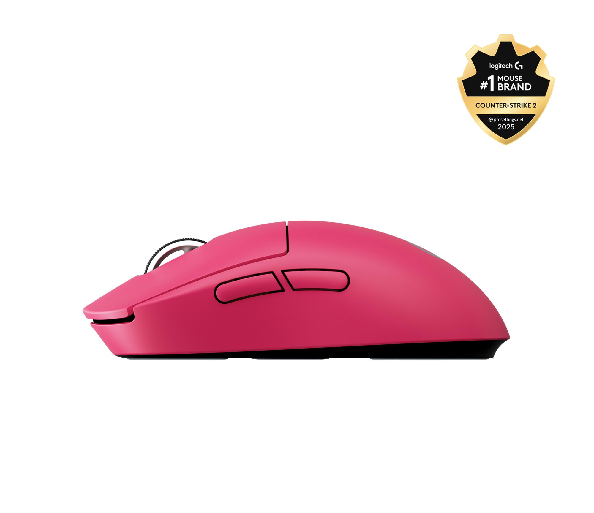 Logitech Ratón G Pro X Superlight 2c Compact Lightspeed / 910-007545 Rosa