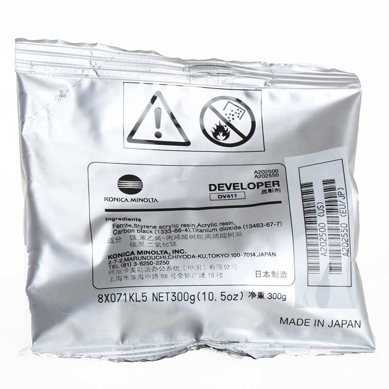 Konica Minolta Developer unit DV411 / A202550 Black (A202500)