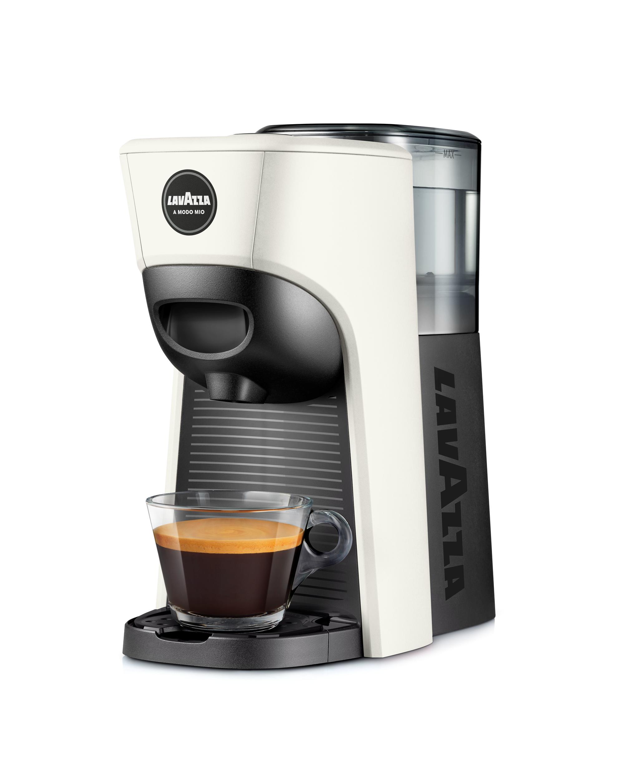 Lavazza Kapselmaschine LM 840 Tiny Eco / 18000533 Schwarz, Weiß
