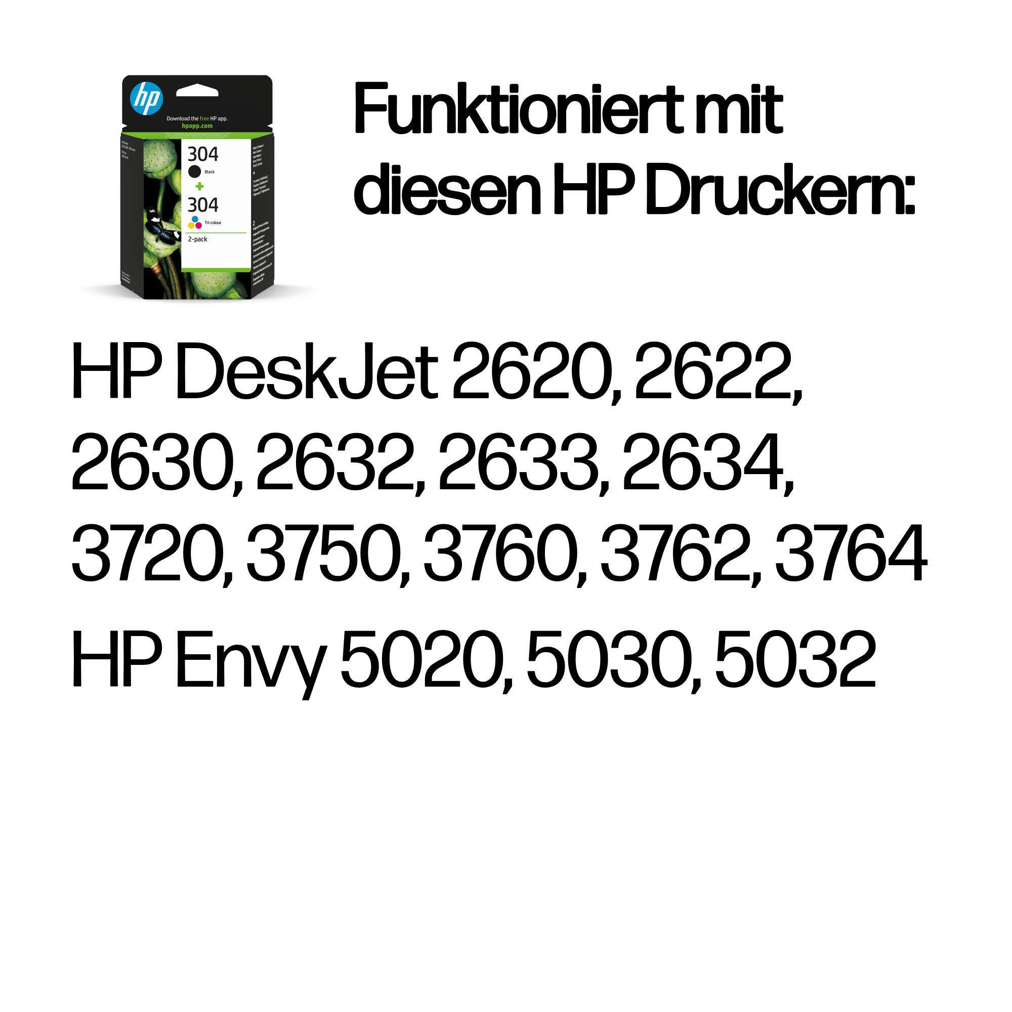 HP Encre 304 / 3JB05AE BK,C,M,Y Multipack