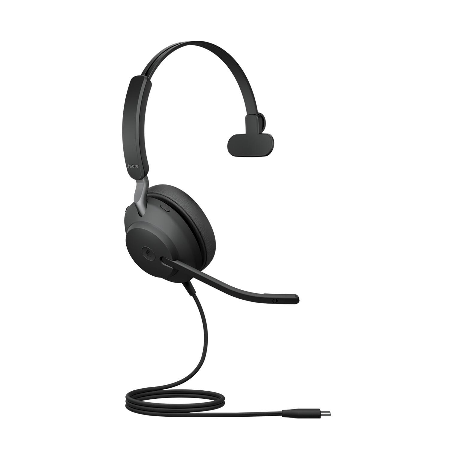 Jabra Headset Evolve2 40 SE MS Mono / 24189-899-799 Schwarz