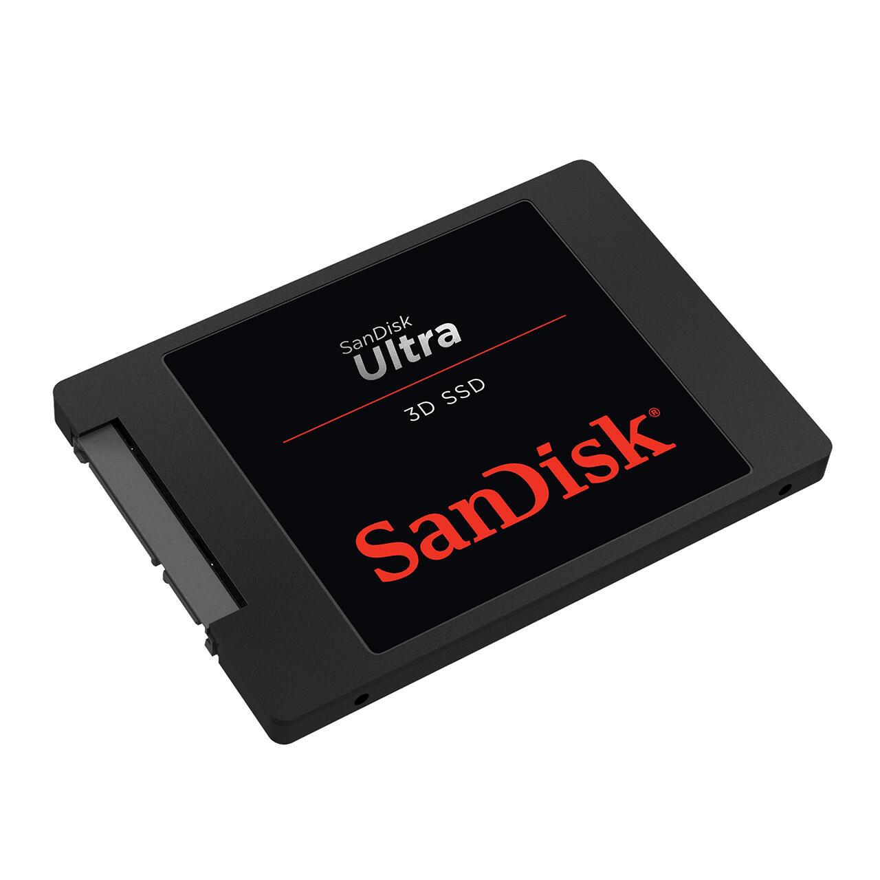 SanDisk 2,5" SSD Ultra 3D 500GB / SDSSDH3-500G-G26 Schwarz