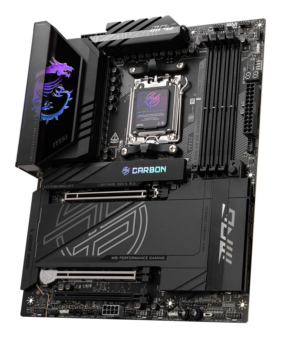 MSI Placa base MPG X870E Carbon WiFi / 7E49-001R Negro