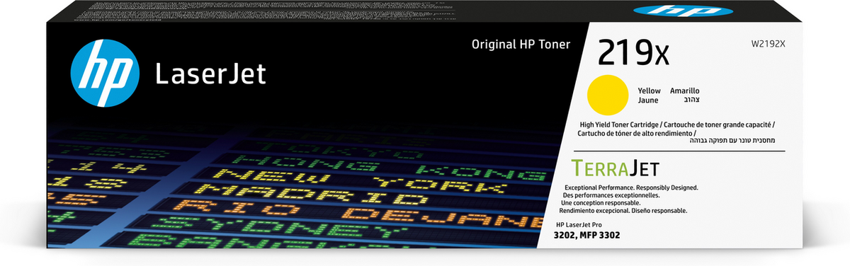 HP Toner 219X / W2192X Gelb XL